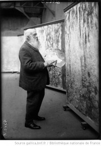 Claude Monet (Photo issue de la Bibliothèque numérique Gallica)