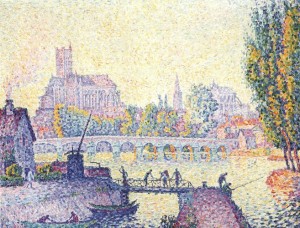 "Le Pont d'Auxerre", Paul Signac